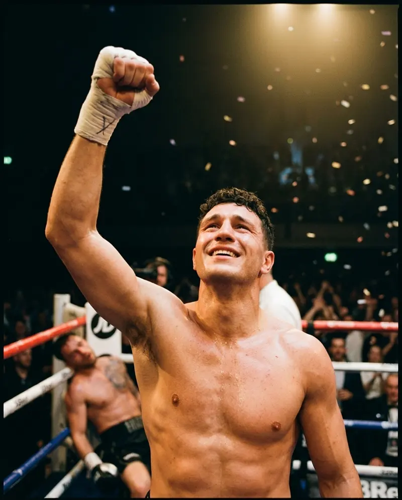 Victoire sur le ring — visuel fictif
